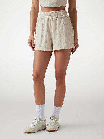 Guess Kadın Peony Jakarlı Şort