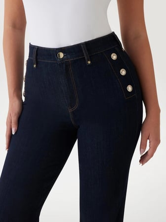 Guess New Faye Kadın Lacivert Modal Karışımlı Skinny Fit Jean W5RA0PD5PW1-BFIN