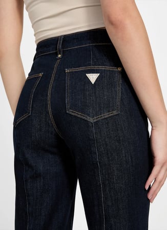 Guess Lacivert Kadın Skinny Fit Denim Pantolon New Faye