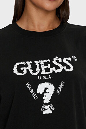 Guess Aurélie Kadın Aktif Boxy Fit T-Shirt V4YI06I3Z14-FJ8N