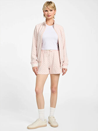 Guess Aggie Kadın Çok Renkli Aktif Scuba Sweatshirt V5YQ03KB212-P6FO