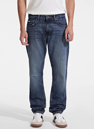 Guess Jeans Normal Bel Slim Fit Lacivert Erkek Denim Pantolon M5YA1CD5MK1-GDAR Guess Jeans Erkek