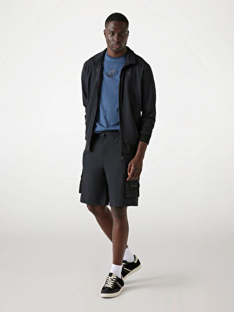 Guess Albino Erkek Siyah Aktif Loose Fit Şort Z5YD00WH2H0-JBLK