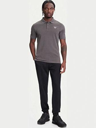 Guess Beppe Erkek Antrasit Aktif Slim Fit Polo T-Shirt Z5YP02K9WF1-G9I4
