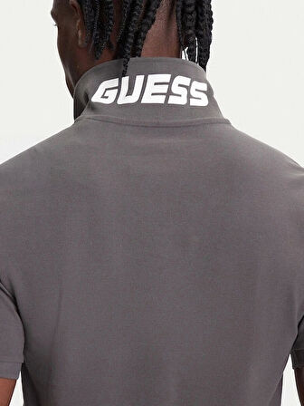 Guess Beppe Erkek Antrasit Aktif Slim Fit Polo T-Shirt Z5YP02K9WF1-G9I4