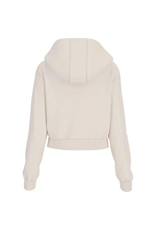 Guess Peony Kadın Beyaz Aktif Sweatshirt V5YQ06KBSL2-F0EP