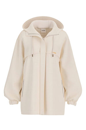 Guess Peony Kadın Beyaz Aktif Sweatshirt V5YQ05KBSL2-F0EP