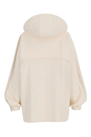 Guess Peony Kadın Beyaz Aktif Sweatshirt V5YQ05KBSL2-F0EP