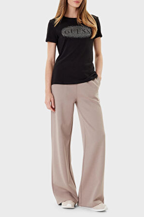 Guess Bayan T Shirt V5YI08 J1314 JBLK
