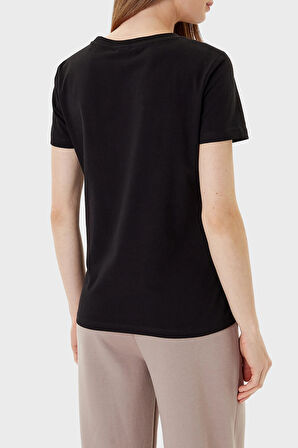 Guess Bayan T Shirt V5YI08 J1314 JBLK