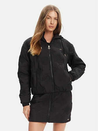 Guess Tamamı Logolu Dolgulu Kadın Ceket V5YL03WHEB2