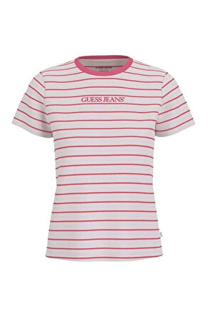 Guess Gj Ss Cn Reg Kadın Çok Renkli Regular Fit T-Shirt W4BI53KCIE1-S51V