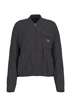 Kadın Kapitone Mont - Siyah | S