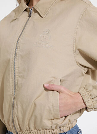 Guess Jeans Bej Kadın Mont Guess Jeans Kadın Mont