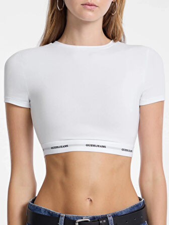 Guess Kadın Beyaz Modal Karışımlı Bralet W5YZ02KBBU1-G011