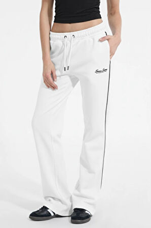 Guess Jeans Kadın Beyaz Regular Fit Eşofman Altı W5YB32K68I4-G011