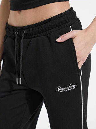 Guess Jeans Kadın Siyah Regular Fit Eşofman Altı W5YB32K68I4-JBLK