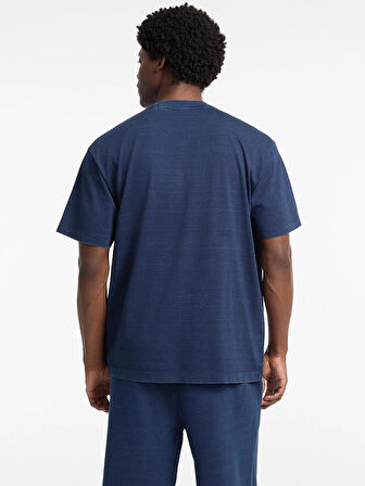 Guess Jeans Erkek Lacivert Oversize Fit T-Shirt M5YI11KCTG1-BL1N