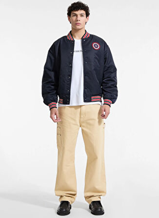 Guess Jeans Lacivert Erkek Mont M5YL15WHAA2-A71W Guess Jeans Erkek