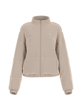 Guess Couture Taşlı Regular Fit Dik Yaka Kadın Mont V4BL03K0232