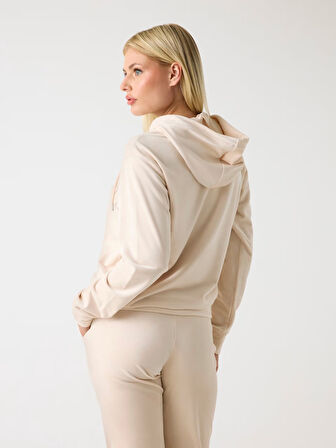 Guess Yapay Elmas Taşlı Logolu Kadın Sweatshirt V4RQ25K0232