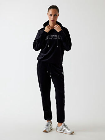 Guess Yapay Elmas Taşlı Logolu Kadın Sweatshirt V4RQ25K0232