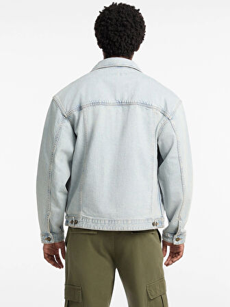 Guess Jeans Erkek Çok Renkli Denim Parka M5YN38D5M5A-GJVD