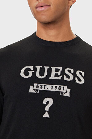 Guess Erkek Kazak M5YR00 Z0122 JBLK