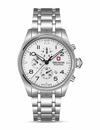 Swiss Military Hanowa Thunderbolt Chrono Northern Night 43 mm Quartz Saat SMWGI0005701-SET