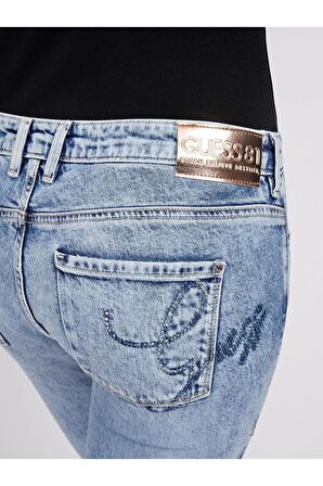 Guess 1981 Kadın Skinny Pantolon W0YA27D42L1