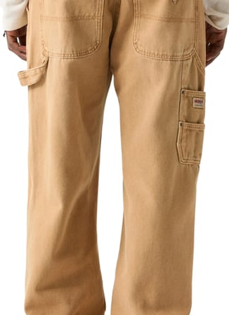 Guess Normal Bel Bol Kesim Bej Erkek Chino Pantolon M6RA0WWG165-A117 Bej Chino Pantolon