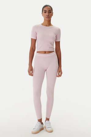 Guess Pepi 4G Dikişsiz Kısa Kollu Kadın Pembe Top V6RP02Z4692-F6ZY