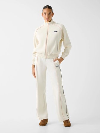 Guess Georgia Geniş Paça Kadın Beyaz Eşofman Altı V6RB00KD852-G1O6