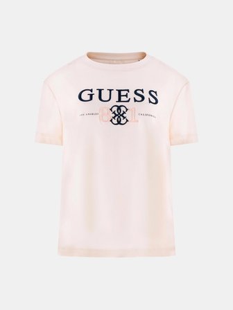 Guess Steffi Bisiklet Yaka Kısa Kollu Kadın Beyaz T-shirt V6RI13KD772-G1O6