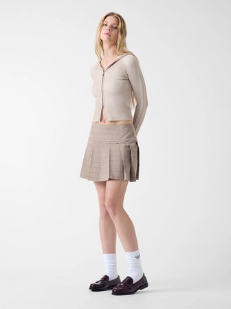 Guess GJ Mini Ekose Kadın Çok Renkli Etek W6RD81W4882-L12Q