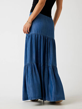 Guess Tessi Kadın Mavi Etek W5YD2ED22S0-JHN1