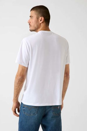 Erkek Arm Modal Karışımlı Regular Fit T-Shirt - Beyaz | M