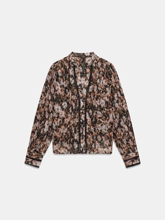 Guess Yeni Josette Uzun Kollu Kadın Çok Renkli Gömlek W5RH16WDW82-PM66