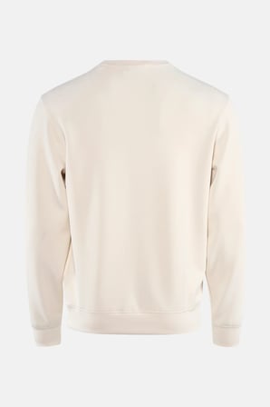 Guess Bisiklet Yaka Uzun Kollu Scuba Luxe Erkek Krem Sweatshirt M6RQ42KAYM2-G1CV