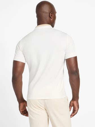Guess Paul Kısa Kollu Yakalı Erkek Beyaz Polo T-shirt M6RP47KARS2-G018