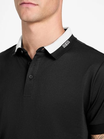 Guess Paul Kısa Kollu Yakalı Erkek Siyah Polo T-shirt M6RP47KARS2-JBLK