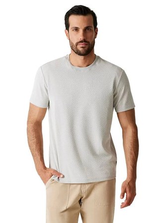 Guess Yuvarlak Yaka Düz Gri Erkek T-Shirt M6RP33KB170-A92E Gri T-Shirt