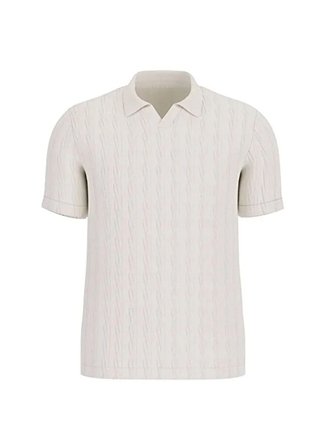 Guess İşlemeli Krem Erkek Polo T-Shirt M6RP37KB312-G291 Krem Polo T-Shirt