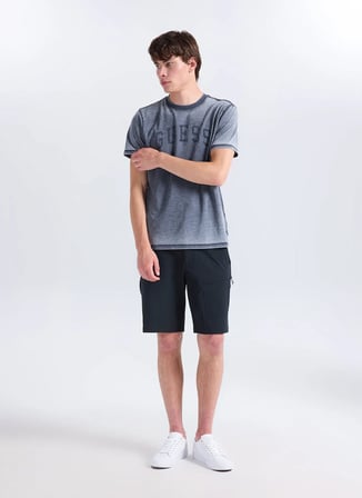 Guess Lacivert Erkek Regular Fit T-Shirt M6RI11KC4J0-G7V2 Lacivert T-Shirt