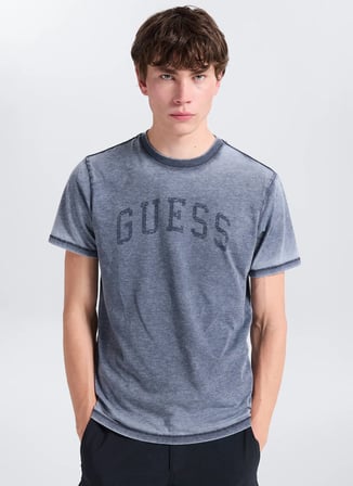 Guess Lacivert Erkek Regular Fit T-Shirt M6RI11KC4J0-G7V2 Lacivert T-Shirt