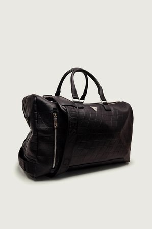 Guess Lüks Kadın Seyahat Çantası Erkek Siyah Valiz TMTOTEP6134-BLA