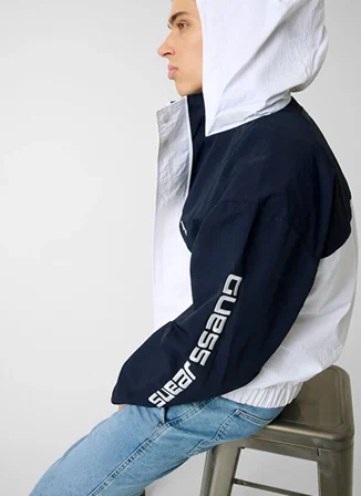 Guess Jeans Lacivert Erkek Ceket M6GL00WGYL2-FMA3 Lacivert Ceket