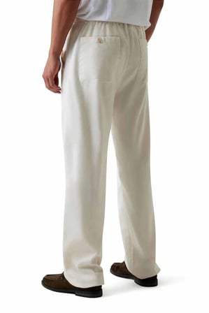 Guess Paolo Relaxed Fit  Beyaz Pantolon M6GB15W2024-G018