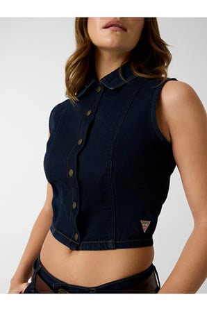 Kadın Regular Fit Denim Gömlek