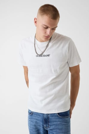 GJ REG FIT JACQUARD STRIPE TEE